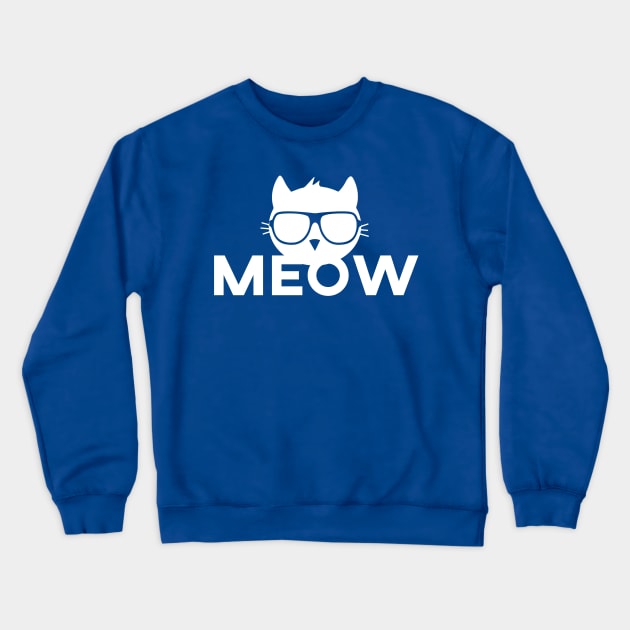 CATS MEOW Crewneck Sweatshirt by MarkBlakeDesigns